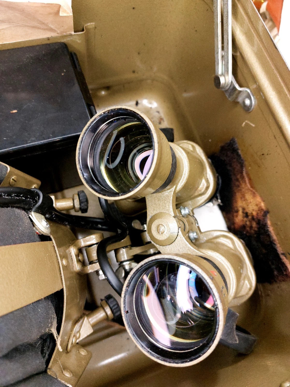 N. Mint USSR Night Vision Device PNV-57E + tank helmet