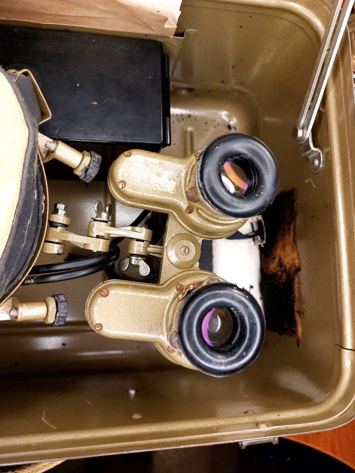 N. Mint USSR Night Vision Device PNV-57E + tank helmet